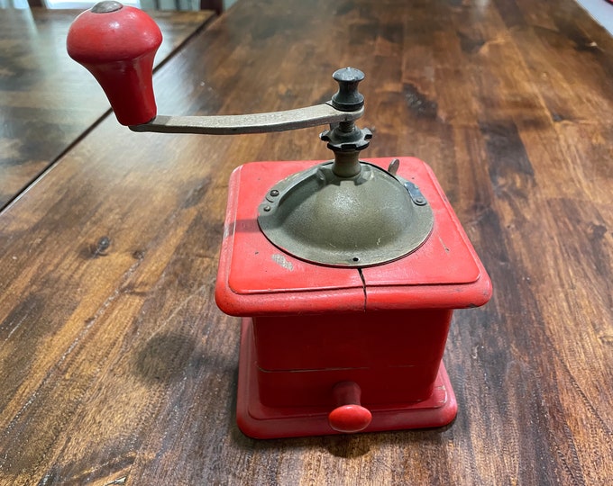 Vintage Italian Tre Spade Handcrank Coffee Bean Grinder Coffee Mill Etsy