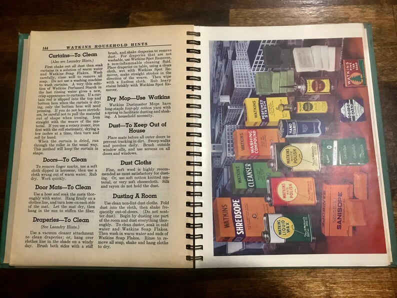 1941 Watkins Household Hints Book Illustrated Advertising Products afbeelding 6