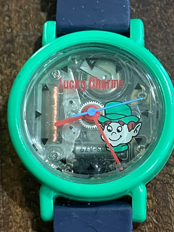 1990's Lucky Charms See Thru Wrist Watch - image 1