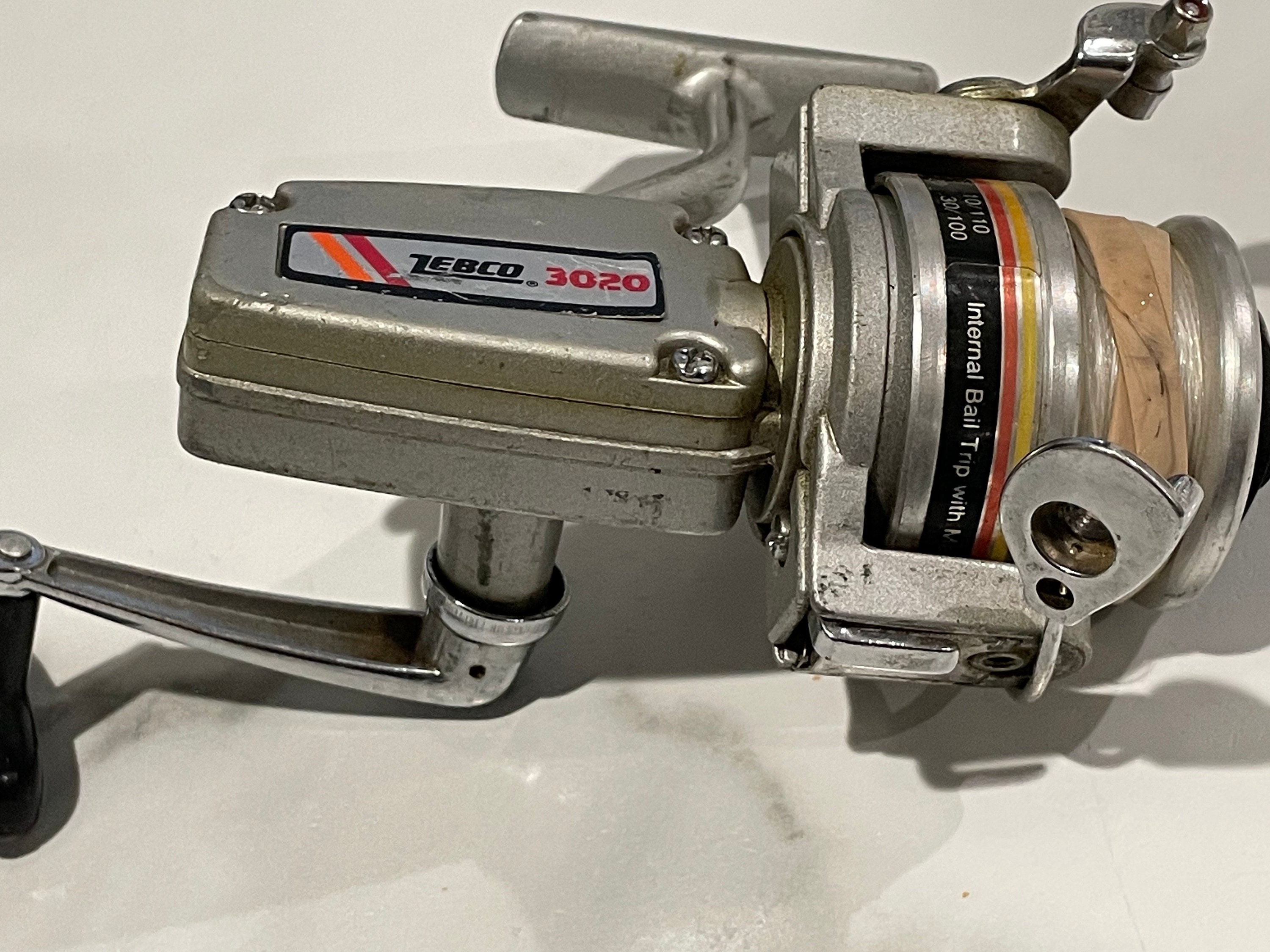 1970's Zebco 3020 Spinning Fishing Reel - Etsy
