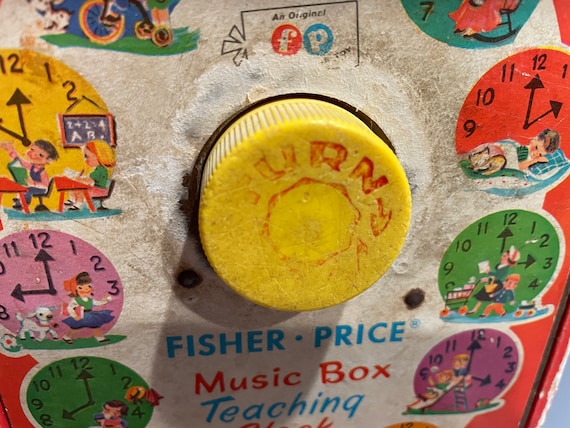 USA 1968年製 Fisher Price ヴィンテージ 時計 TOY s-l400.jpg