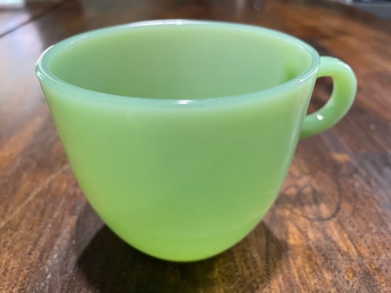 1950's Jadeite Green Fire King Coffee Mug Loop Handle - Etsy