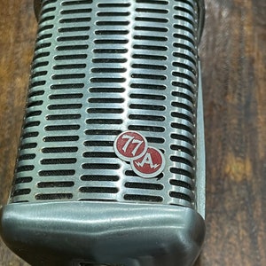 Vintage 1950&#39;s Astatic 77A Microphone Model No. 77 with 3 Prong Cord