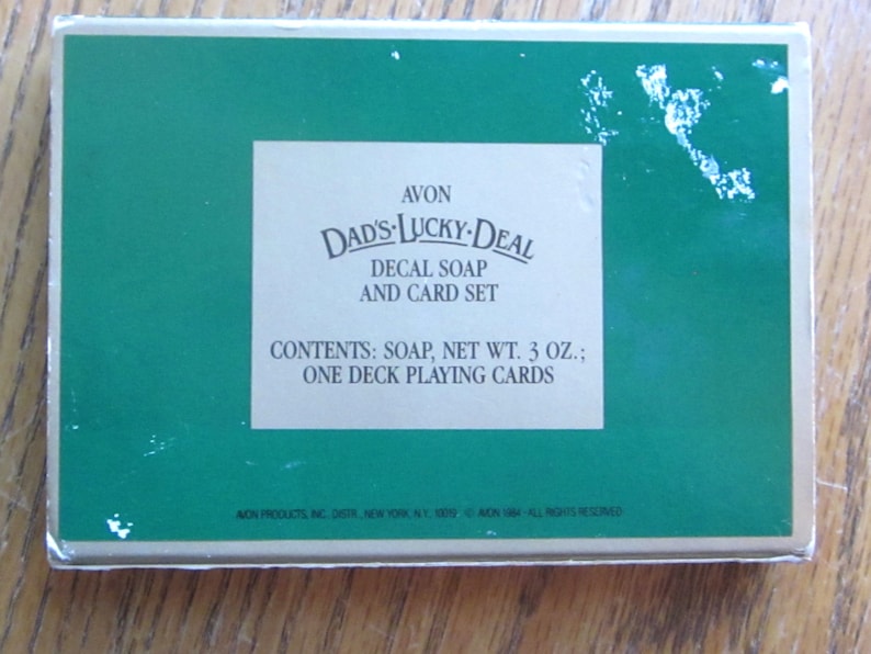 Avon Dad's Lucky Deal Dog's Playing Poker Deck of - Etsy