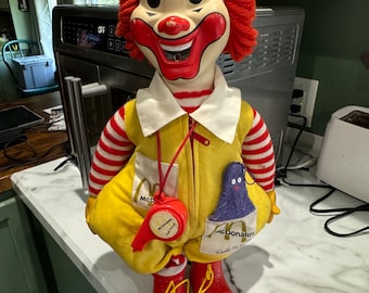 1978 Ronald Mcdonald Whistle Doll 21 Inches Tall - Etsy
