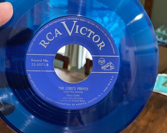 1949 RCA Perry Como Blue Seal Record Ave Maria and The Lord's Prayer 45 Record