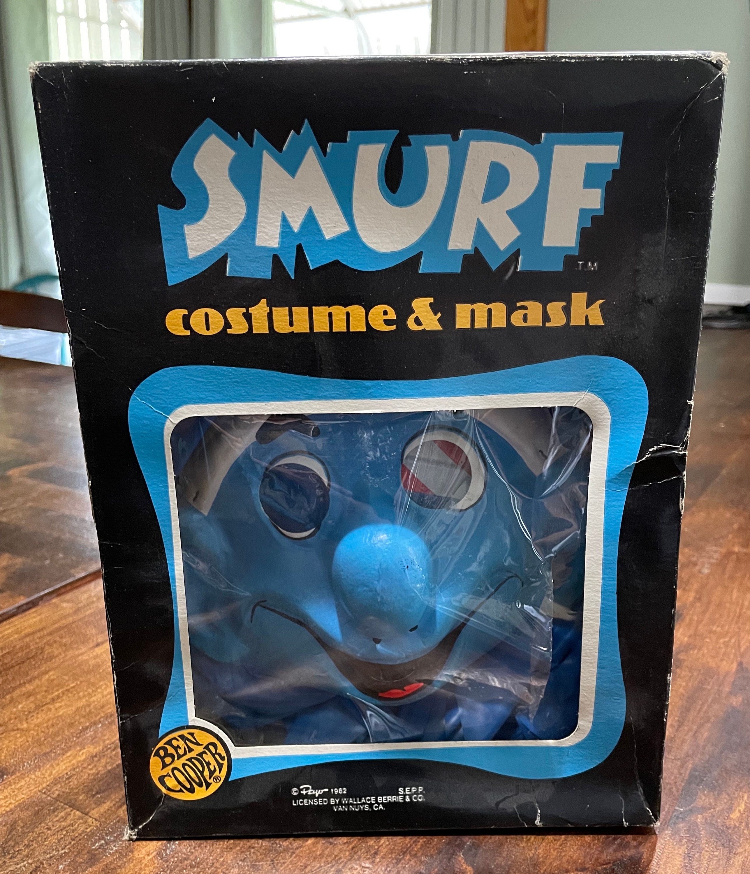 1982 Ben Cooper Smurf Halloween Costume in Box -  Portugal