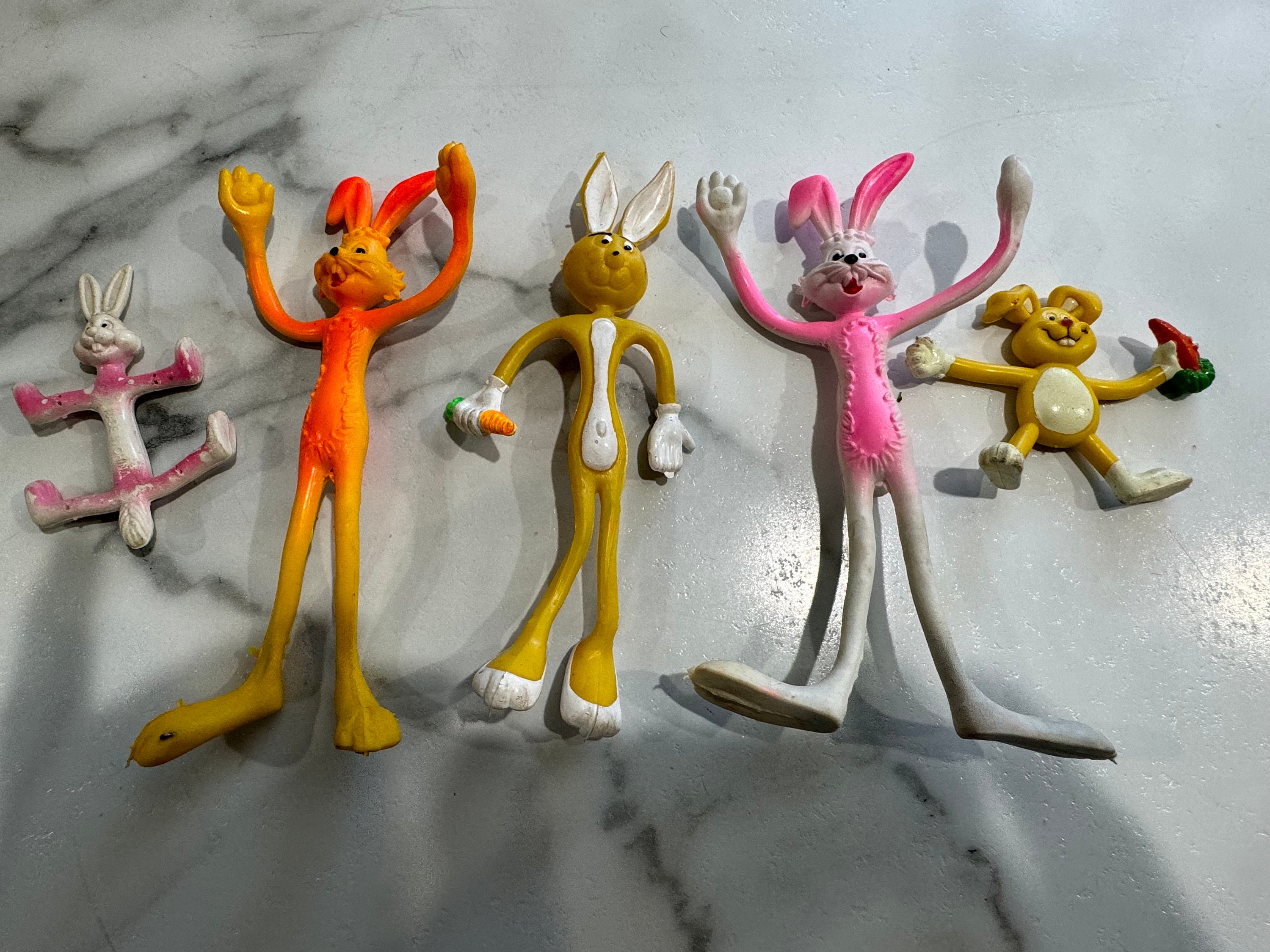 1980s Qty of 5 Rabbit Bendies - Etsy