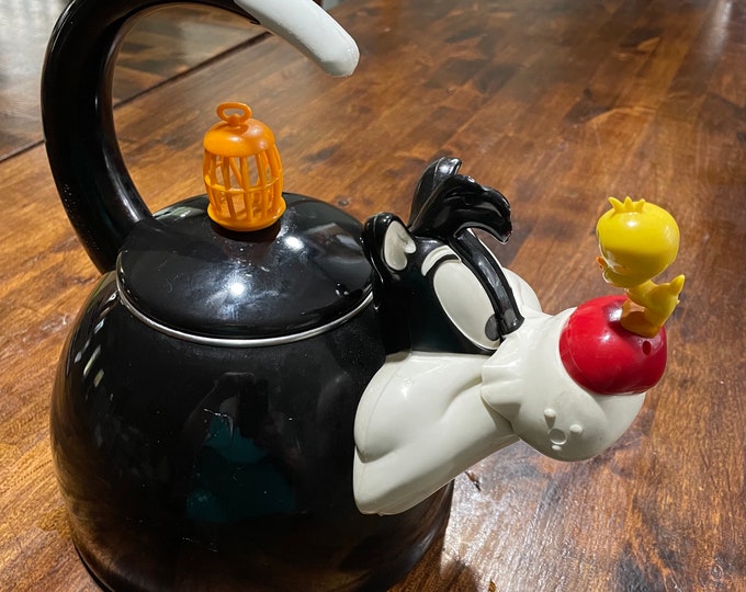 1994 Kamenstein Sylvester and Tweety Bird Tea Kettle Etsy