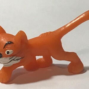 Gargamel&#39;s Cat Azrael with Cut out Ear PVC Toy Figurine 1978