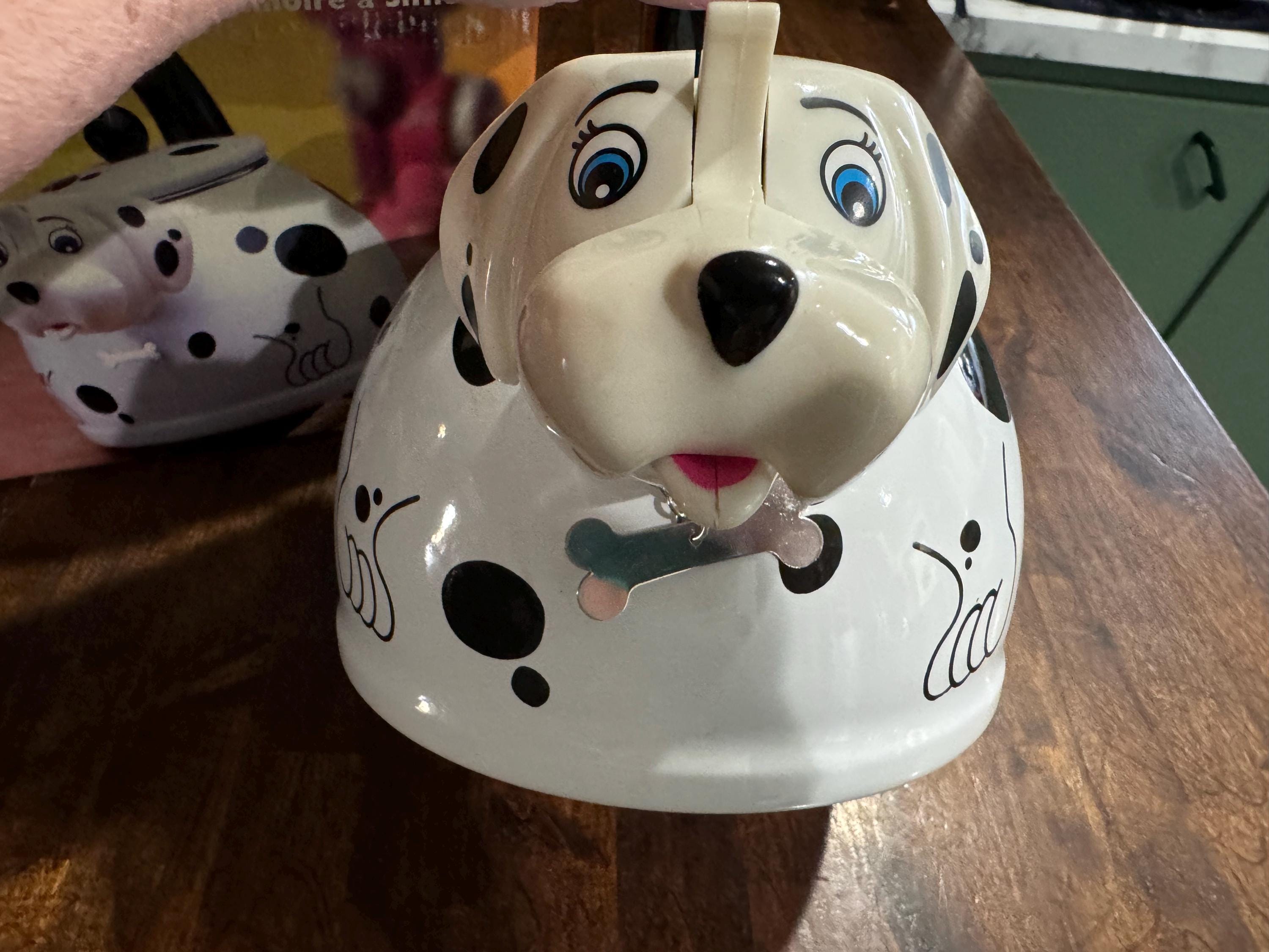 Kamenstein Dalmatian Dog Whistling Tea Kettle Never Used Includes