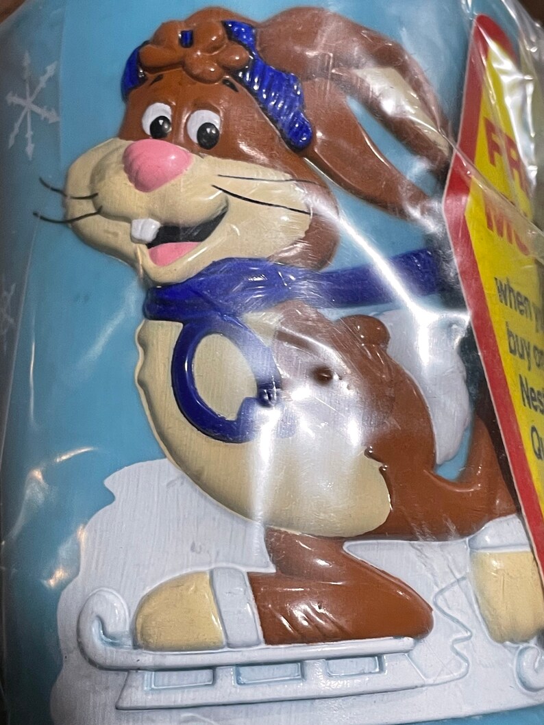 Quik Rabbit Vintage Nestle Quik Rabbit Skating Mug MIP - Etsy