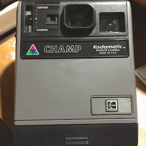 Kodamatic Instamatic Champ Camera, Case Plus More
