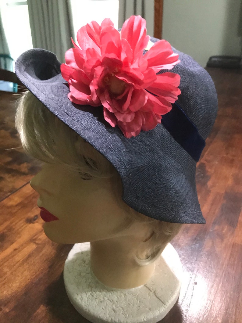 Vintage 1950s Betmar New York Cloche Hat
