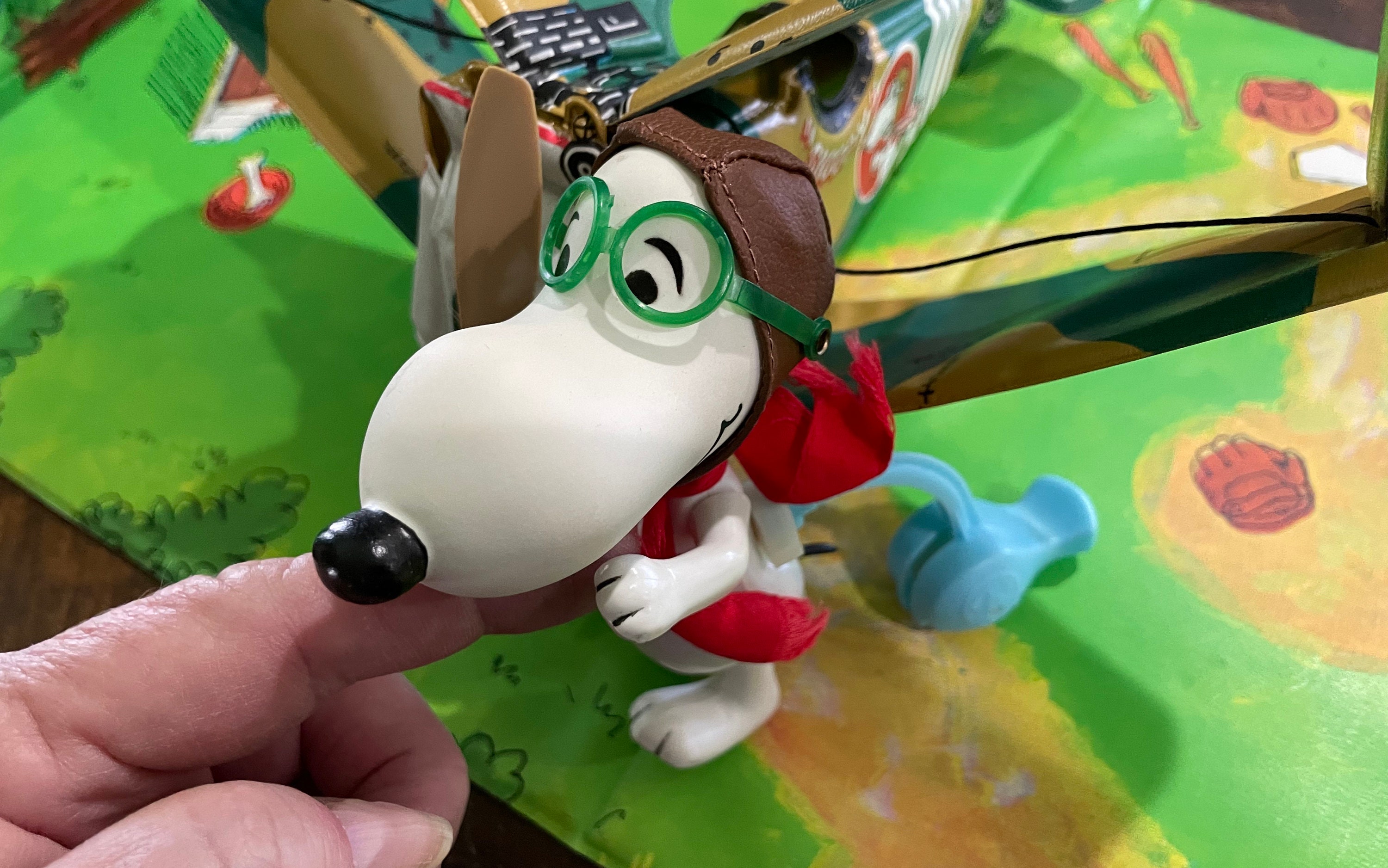 1969 Rare Mattel Snoopy Skediddler WWI Flying Ace Sopwith Camel