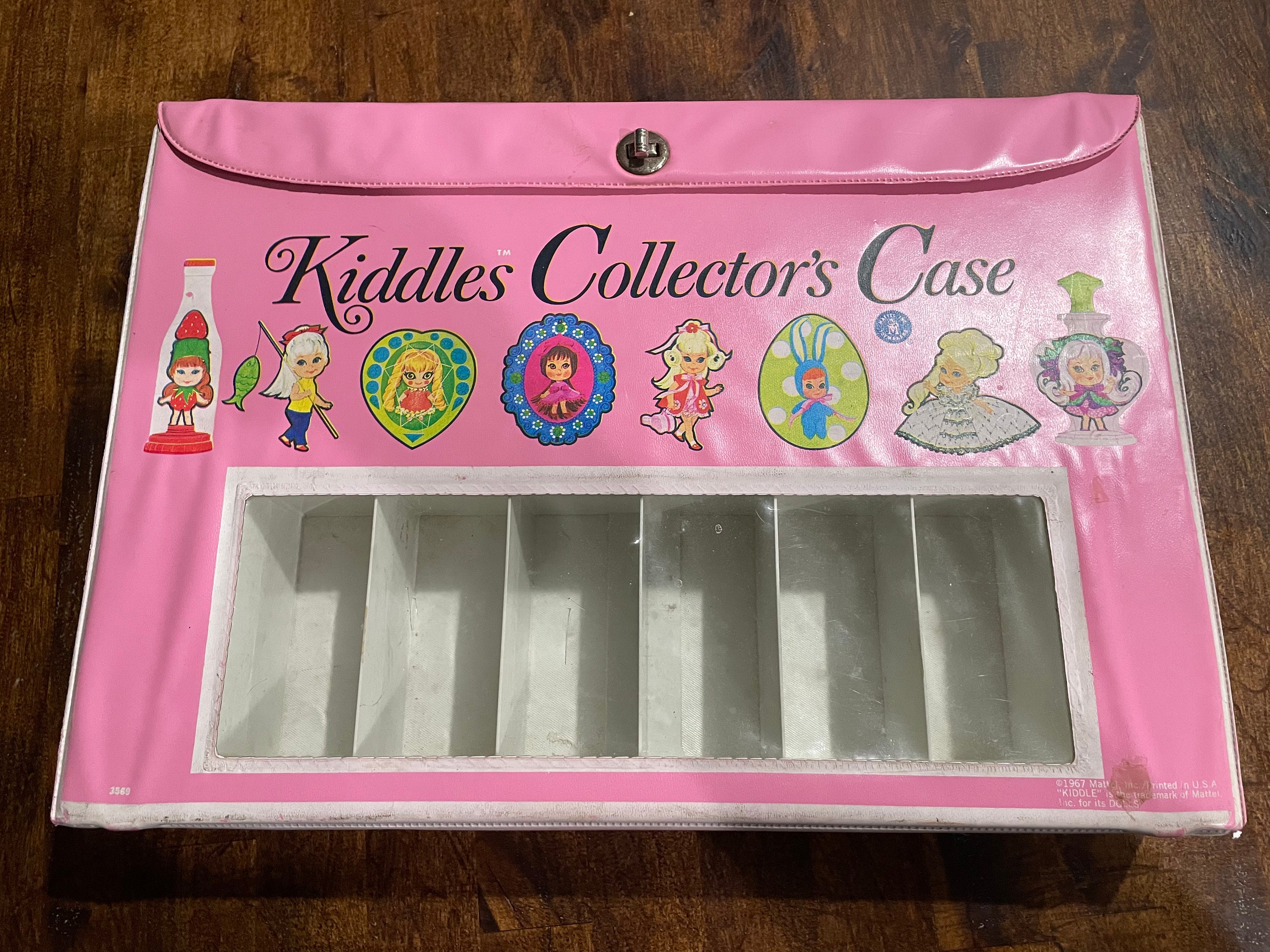 Vintage 1967 Mattel Liddle Kiddles Collector's Case w/Dolls