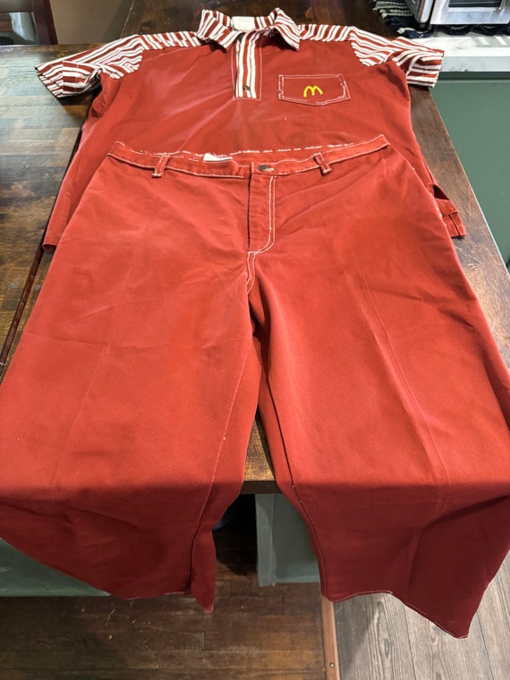 1970s Rare McDonalds Employee Uniform Stan Herman 