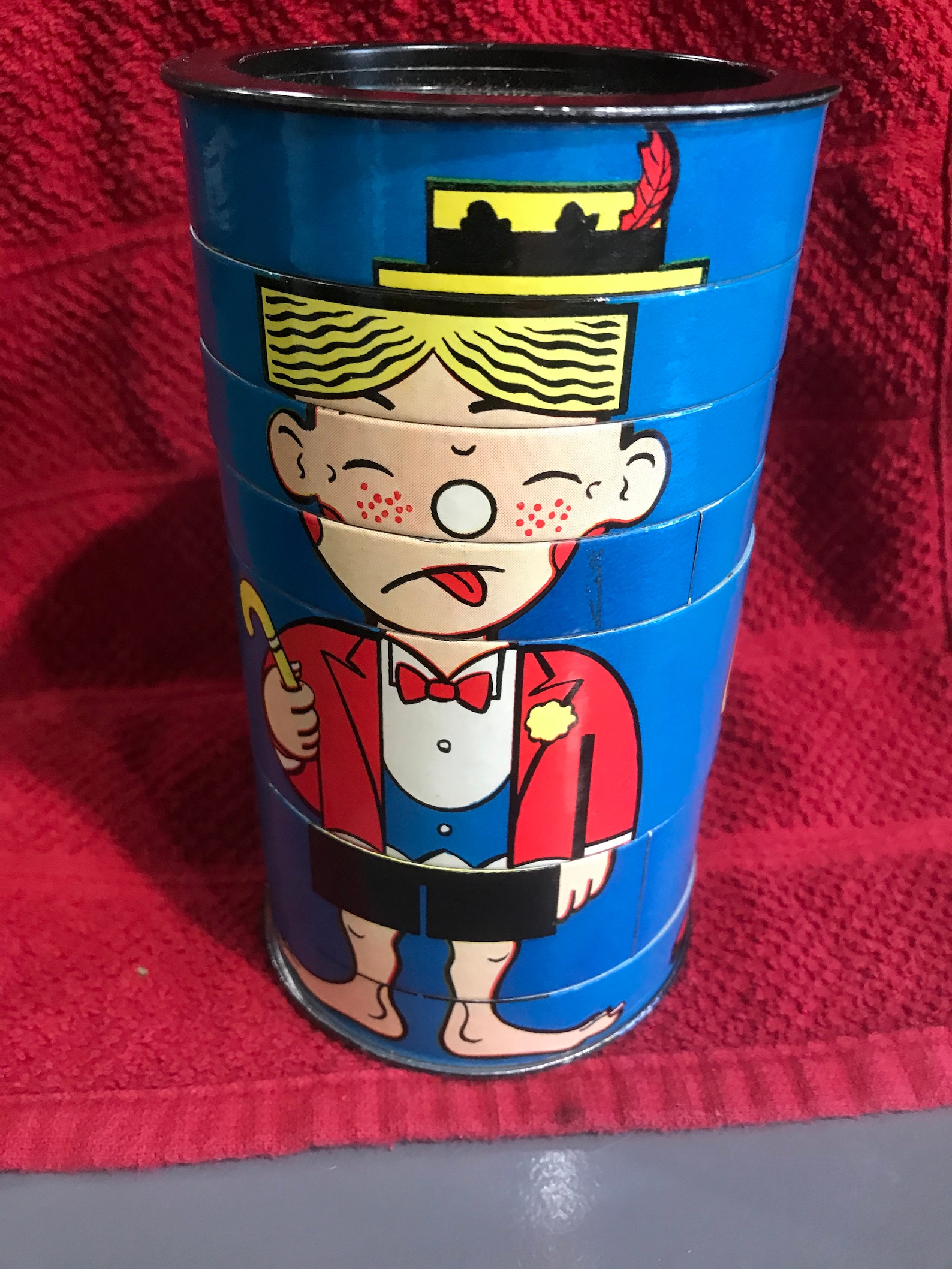 Vintage 1949 Comic Rotor Puzzle Character Game - Etsy