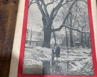 Rare March 01, 1946 Indiana Farmers Guide Winter Snow Scene on Cover