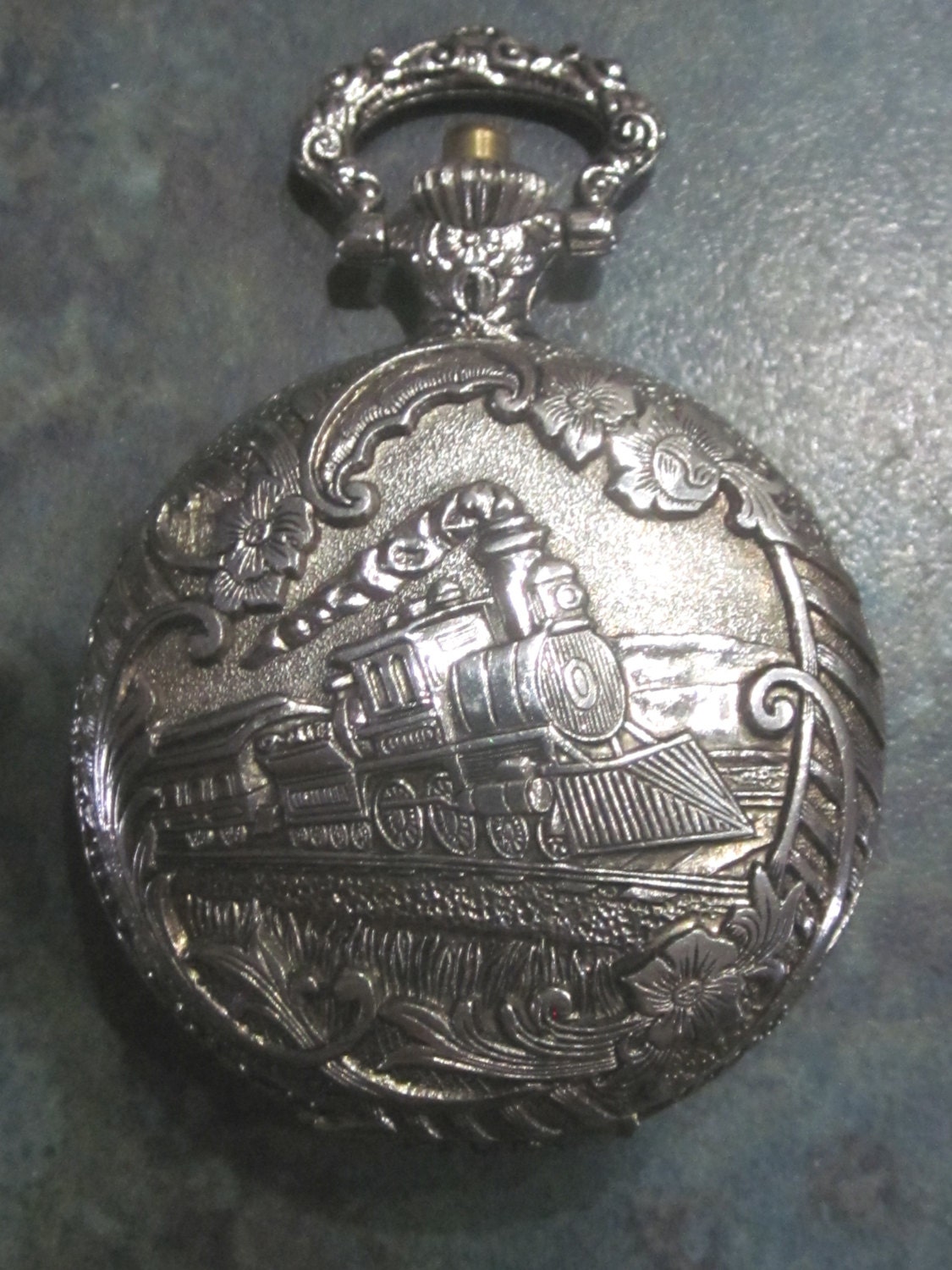 Reserved for Melanie.vintage Spaltec Train Pocket Watch Etsy
