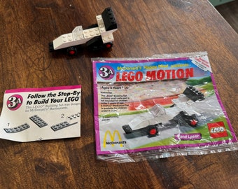 1989 McD McDonald's Lego Motion No 3A Land Laser Loose with Original Package and Instructions