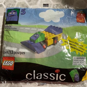MIP 1999 Mcd Mcdonald s HAPPY Meal Toy LEGO 5 Mcd Grimace Truck 13 Pcs made in Denmark Etsy