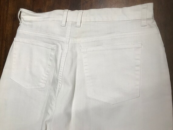 Vintage 1980 Gloria Vanderbilt Sz 10 White Pants … - image 8