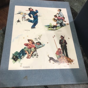1970 Normal Rockwell Illustrator by Arthur Guptill Hardback in Hard Slip Case