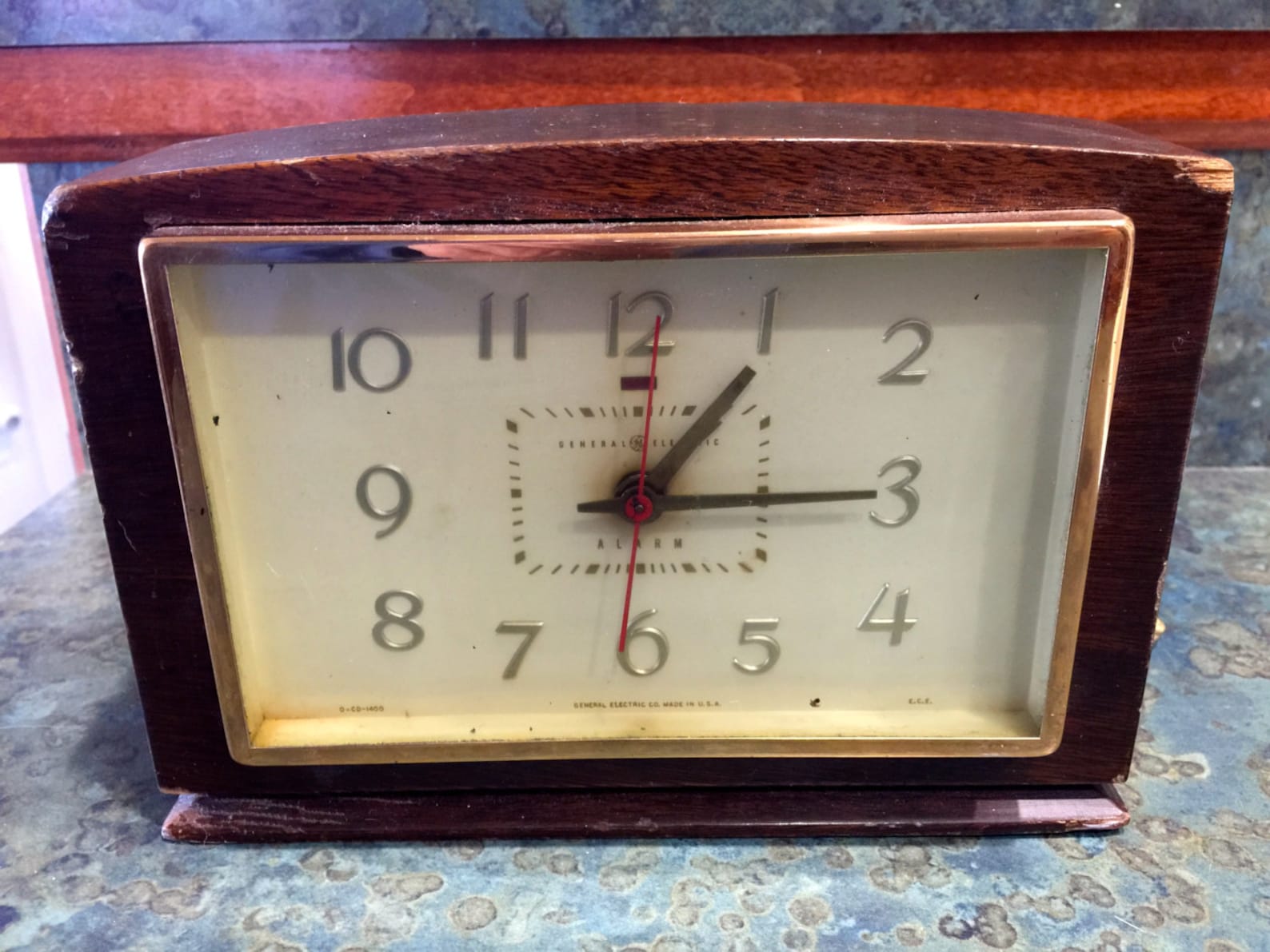 General Electric Alarm Clock Model 7H188 1960 Era Etsy