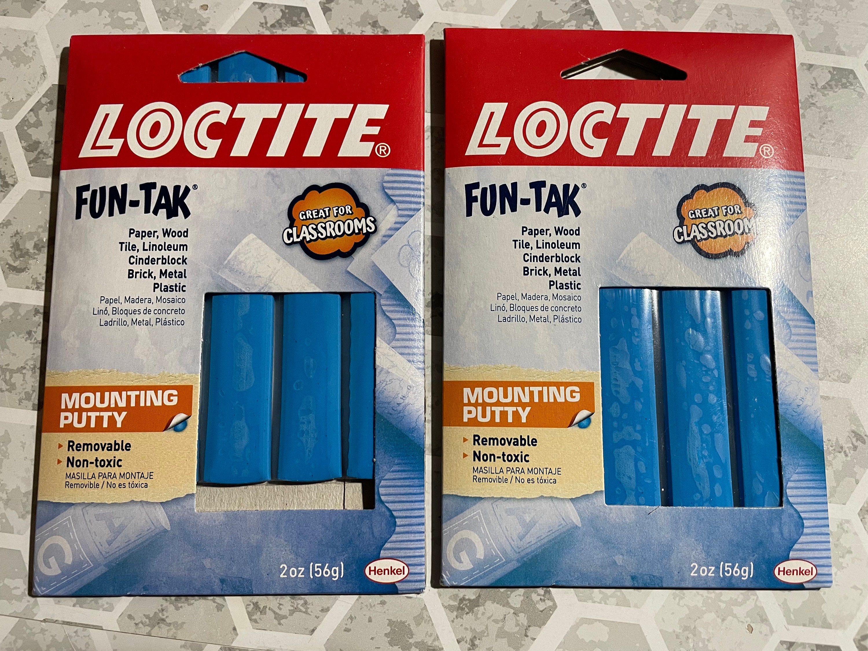 Loctite Fun-Tak Mounting Putty, Removable - 2 oz packet