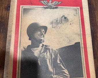 Rare July 01, 1945 Indiana Farmers Guide WW2 Soldier on Cover