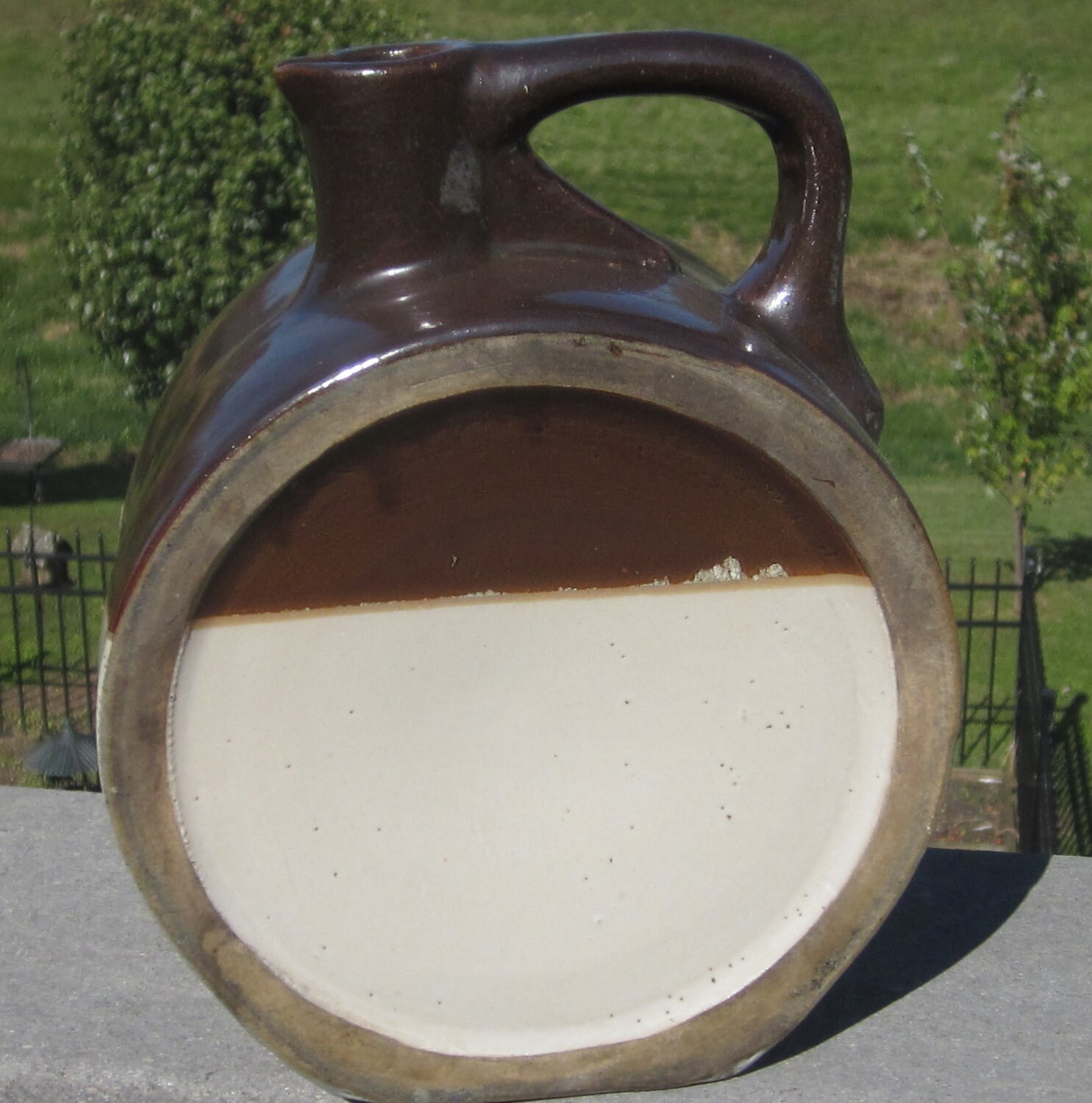 Cleveland Pottery Henry Stiles Rye Whiskey Stoneware Jug 1890 Era