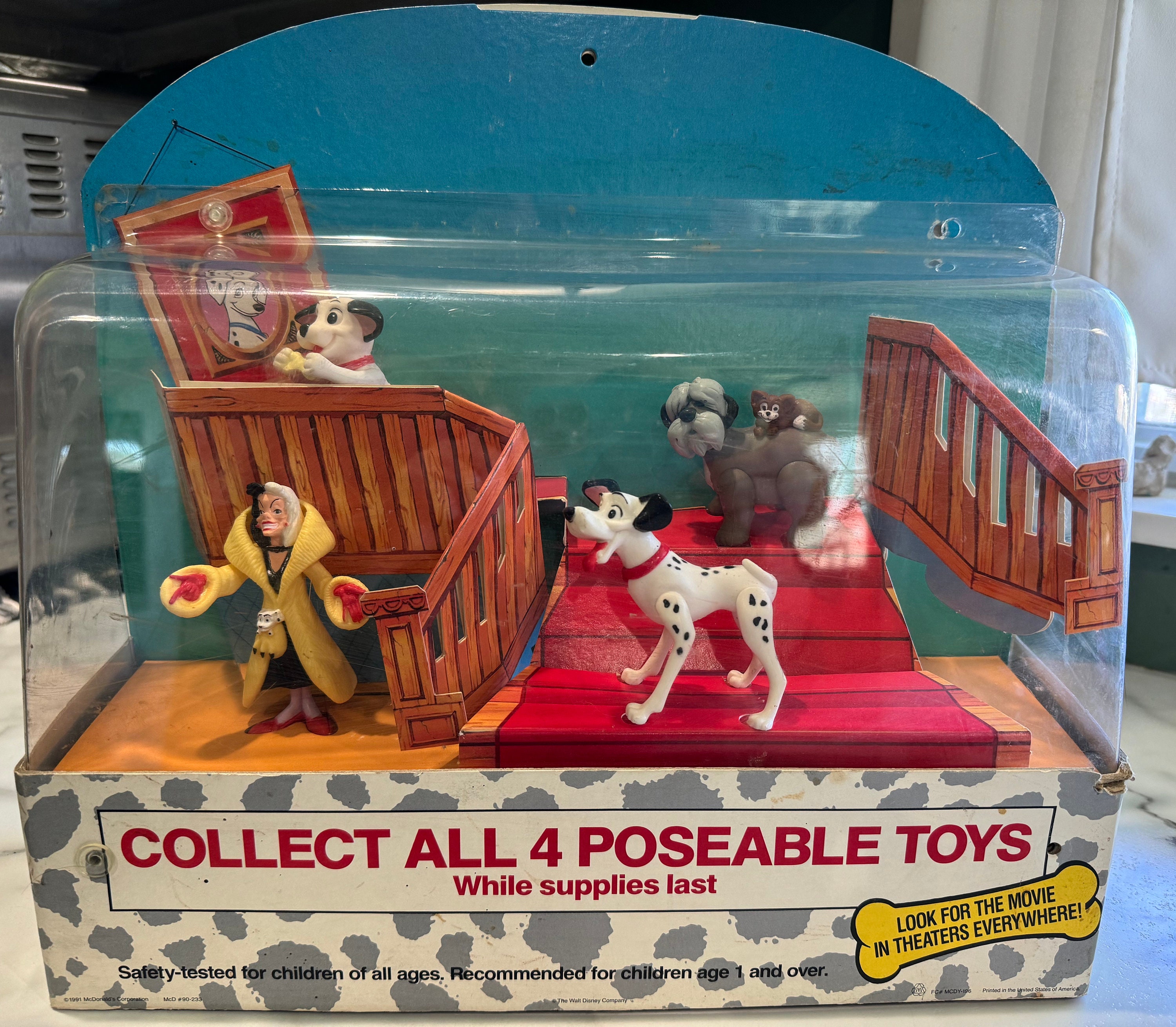 1991 Mcdonalds 101 Dalmations Happy Meal Store Display - Etsy