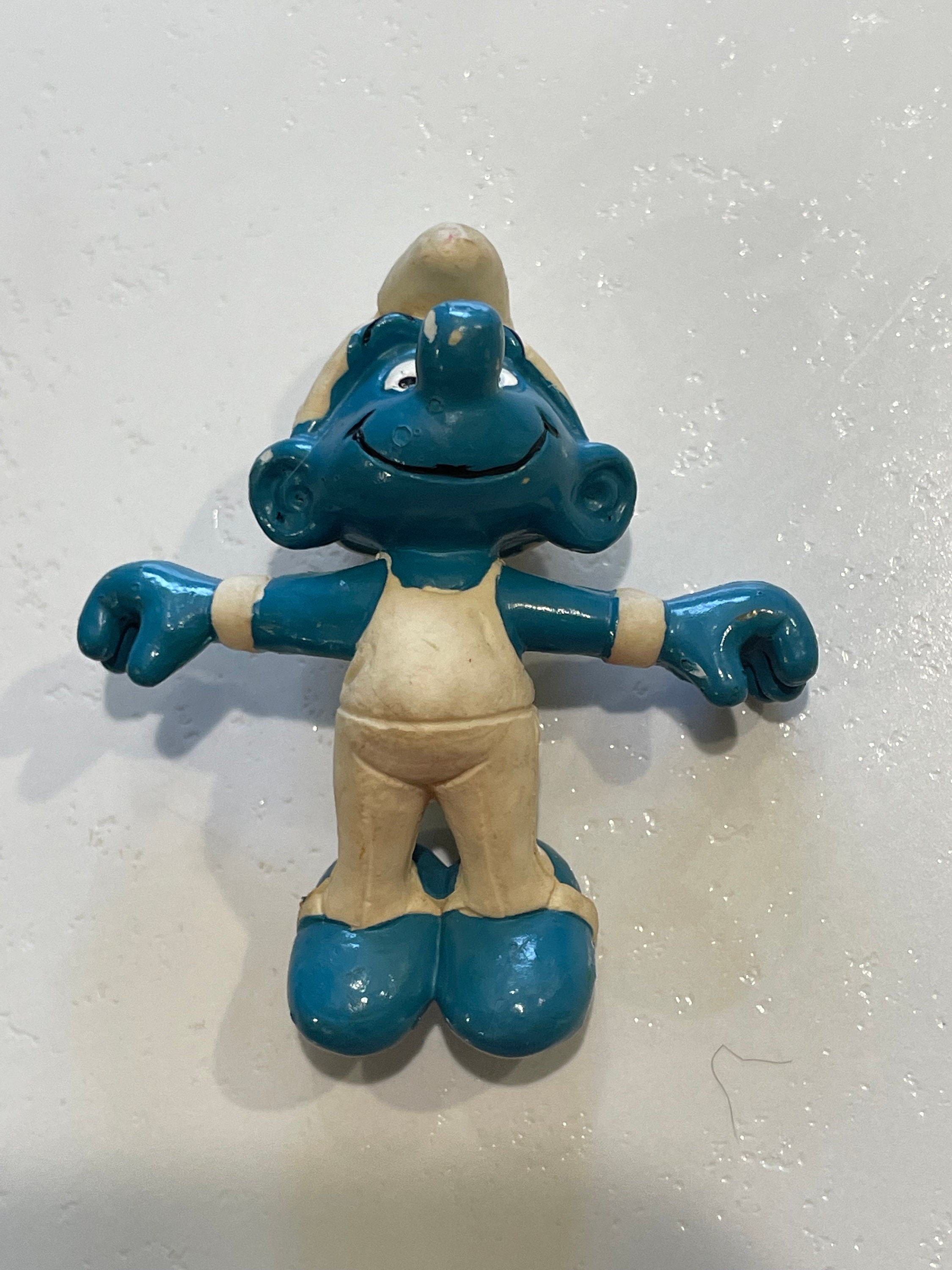 1988 Smurf Ring Gymnast PVC Figure - Etsy