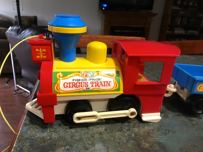 fisher price circus train 1970s