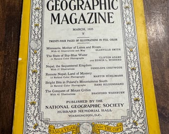 March 1935 National Geographic Magazine