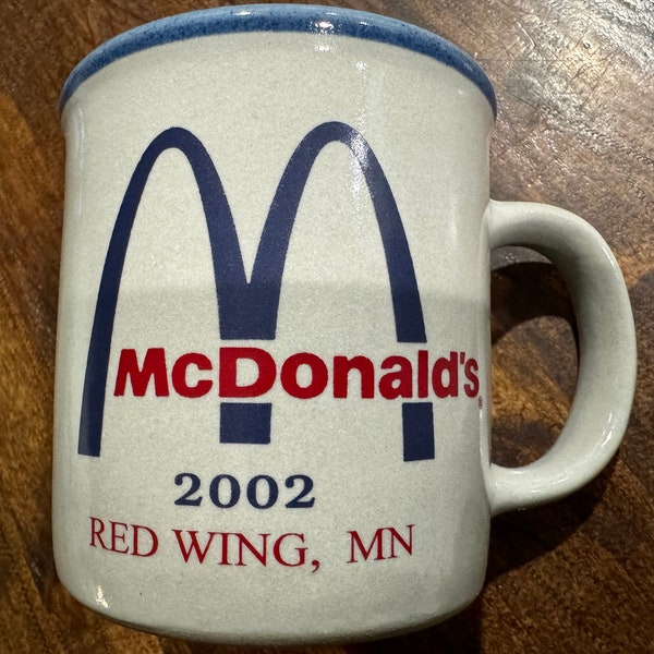 2002 Red Wing McDonalds Minnesota Coffee Mug