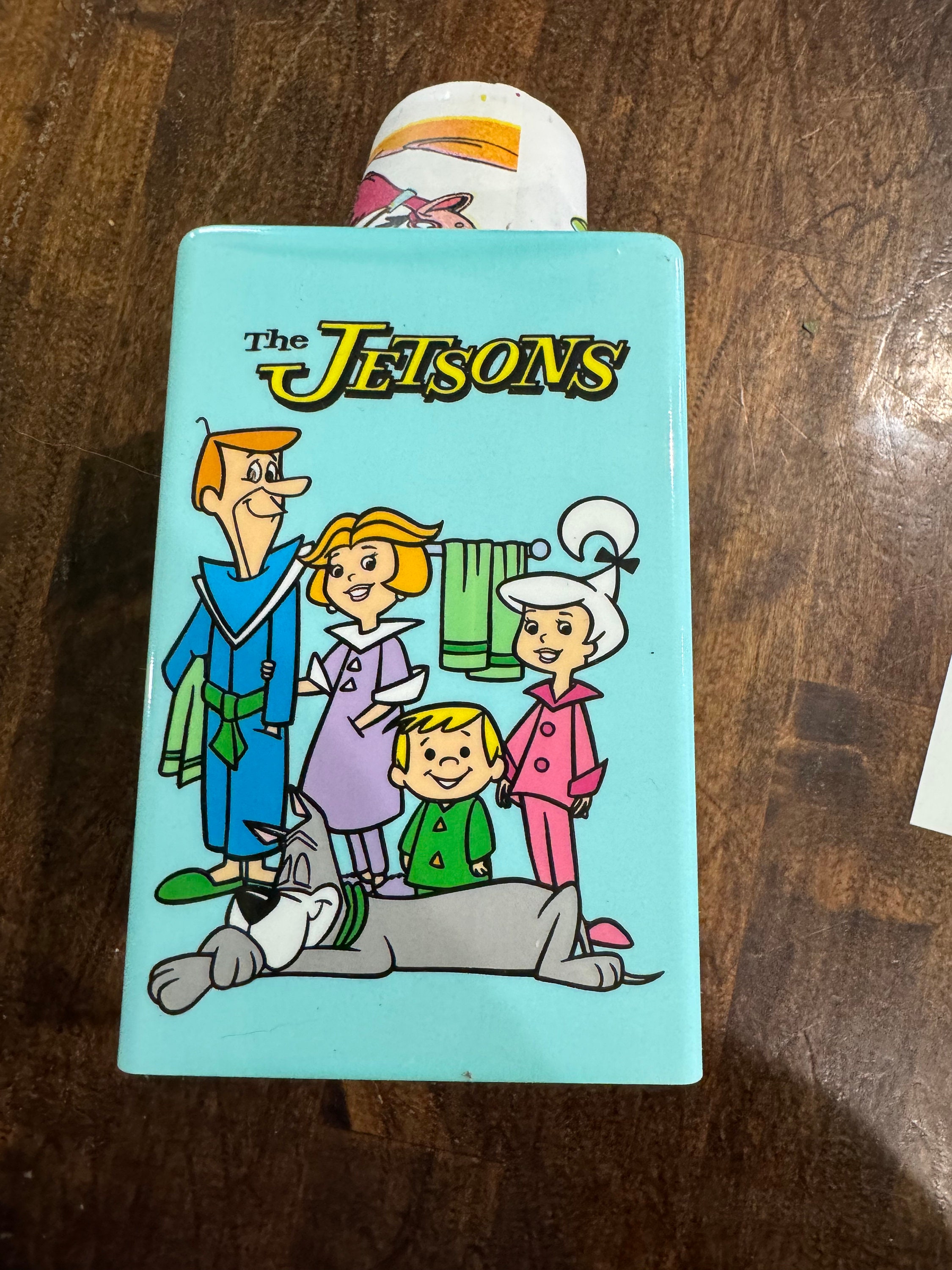 1990's Jetson's and Flintstones Dixie Cup Dispenser With
