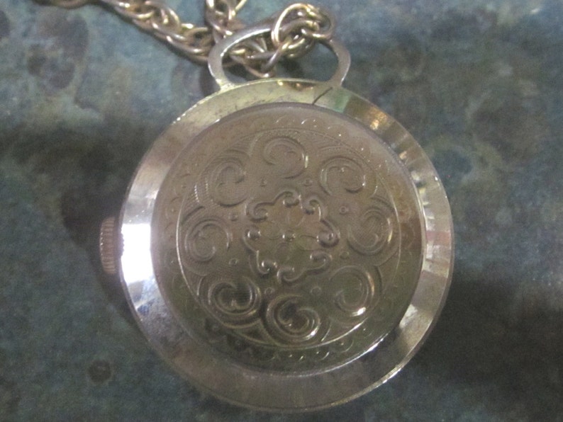 Vintage Webster Pendant Pocket Watch With Sarah Coventry Chain - Etsy
