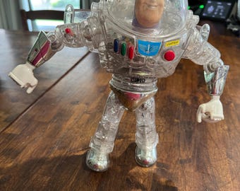 Rare 2002 Translucent Interstellar Buzz Lightyear 12 Inch Talking