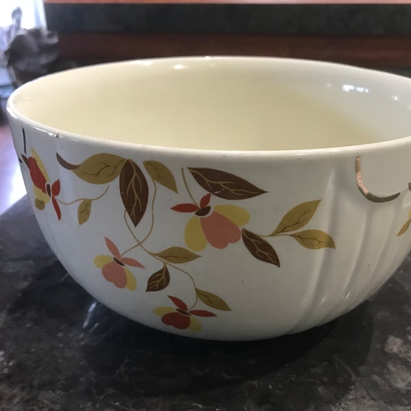 Radiance Nesting Mixing Bowl by Hall in Autumn Leaf Pattern for Jewel Tea Company