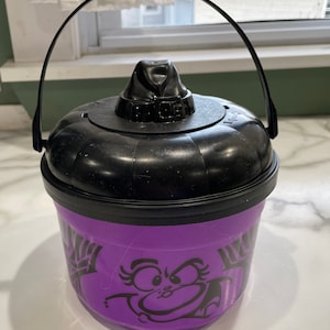 1993 McDonalds Purple and Black Halloween Bucket