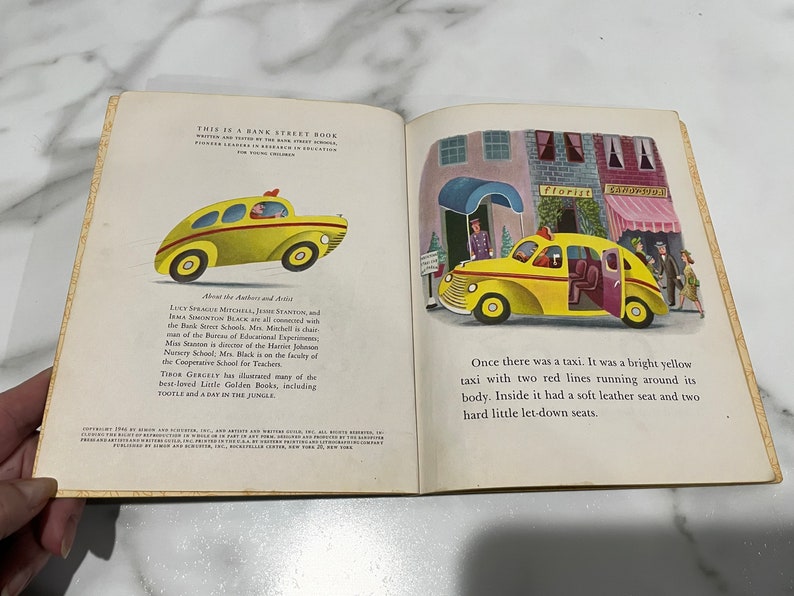 1946 Golden Book the Taxi That Hurried - Etsy
