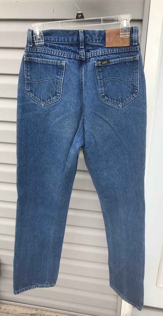 Vintage Lee Rider Blue Jeans 1990's Size 13 ( Rea… - image 2