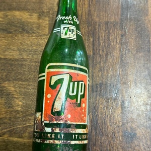1950s 7up Bottle - Etsy