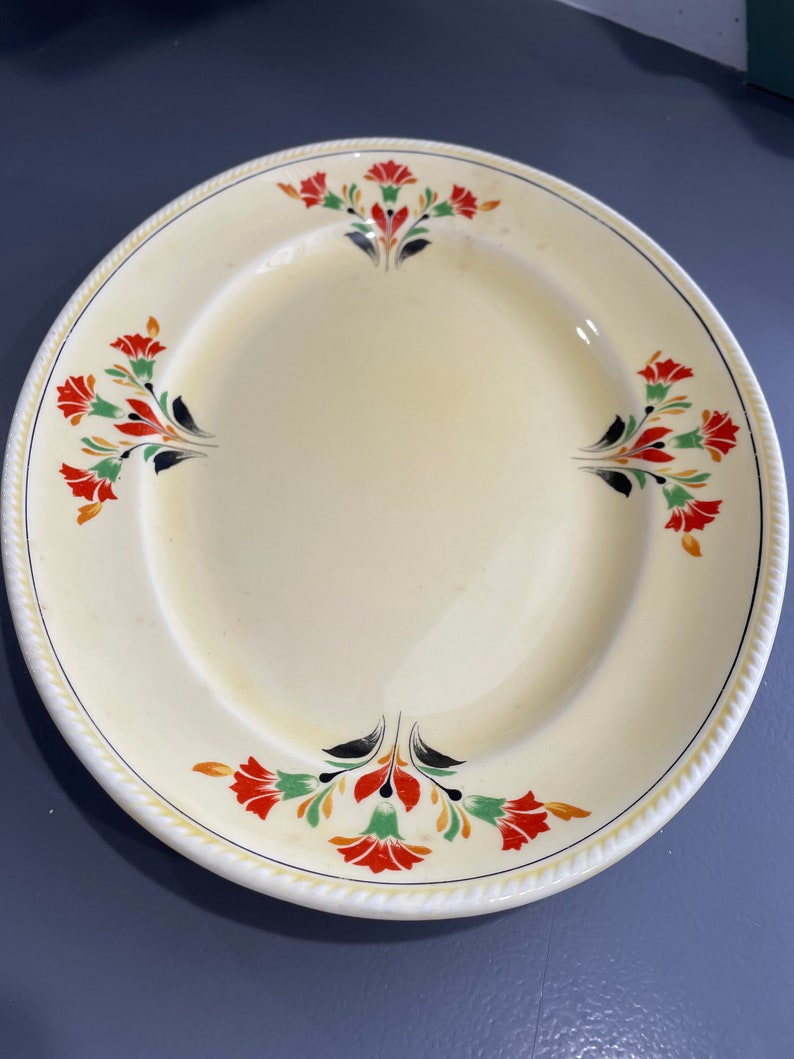 Vintage Chester Pottery Company Platter 1894 - Etsy