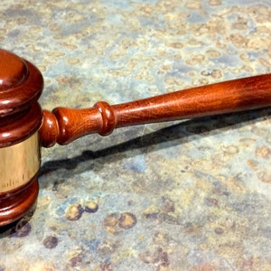 Vintage National Association of Accountants President 1947 1948 Edwin Cassidy Gavel Indianapolis, Indiana