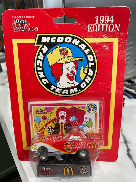 1994 Racing Champions Mcdonald's Ronald Mcdonald Funny Car Mint in
