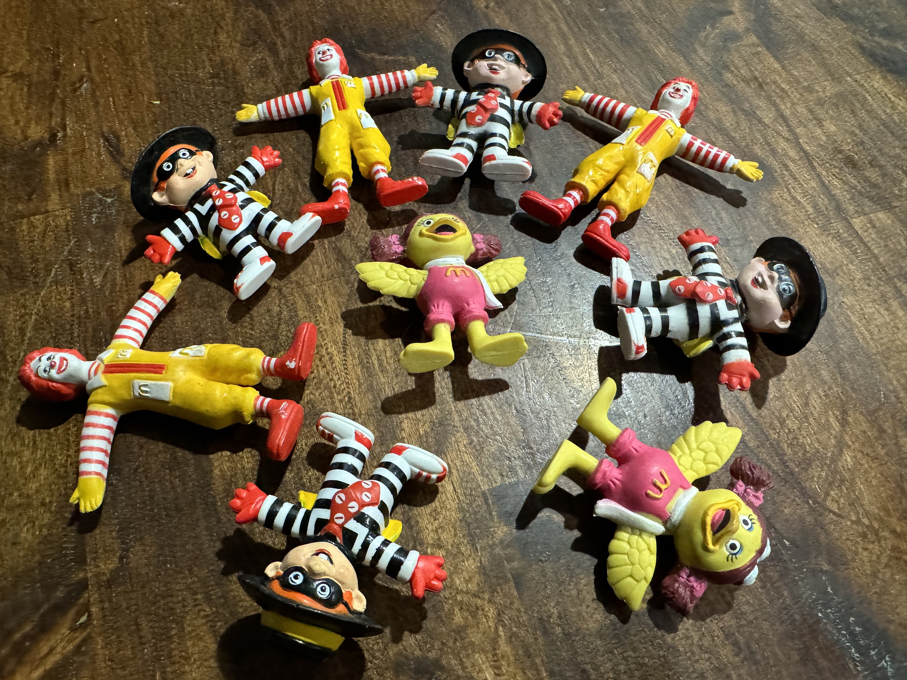 1988 Mcdonalds Pvc's Ronald, Hamburglar, and Birdie (9 Total) - Etsy