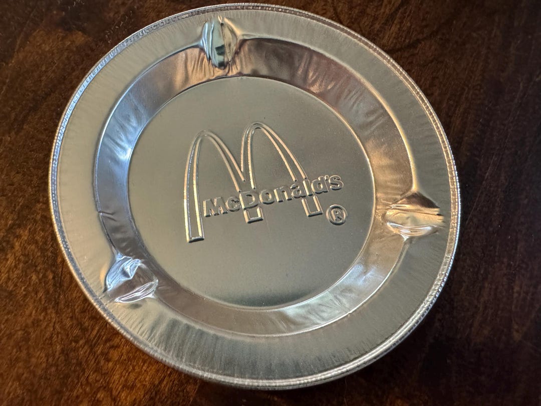 1970's Mcdonalds Aluminum Ashtray - Etsy